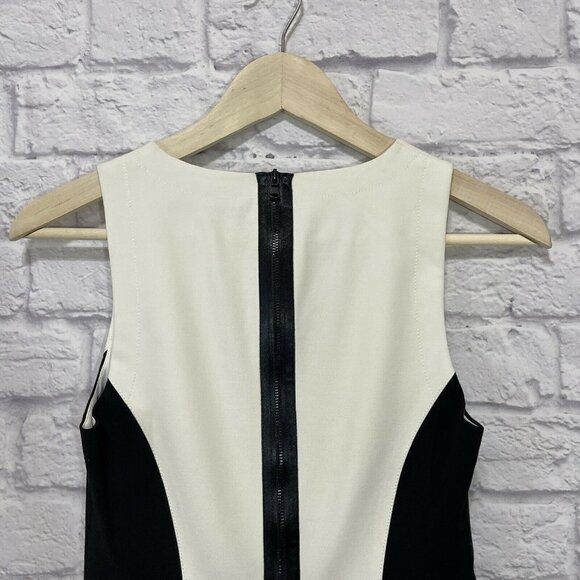 Tibi New York 0 Colorblock Dress $385.00 Black - Picture 10 of 11